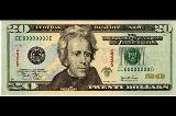 Image of United States twenty dollar bill