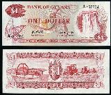 Guyana N.D. 1 Dollar - with 'GOVERNOR (ag ...