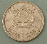 ... Dirham (100 Francs) 1960 Silver Moroccan