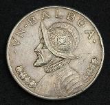 Panamanian Balboa silver coin