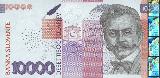 banknote 10000 Slovenian Tolarjev I ...